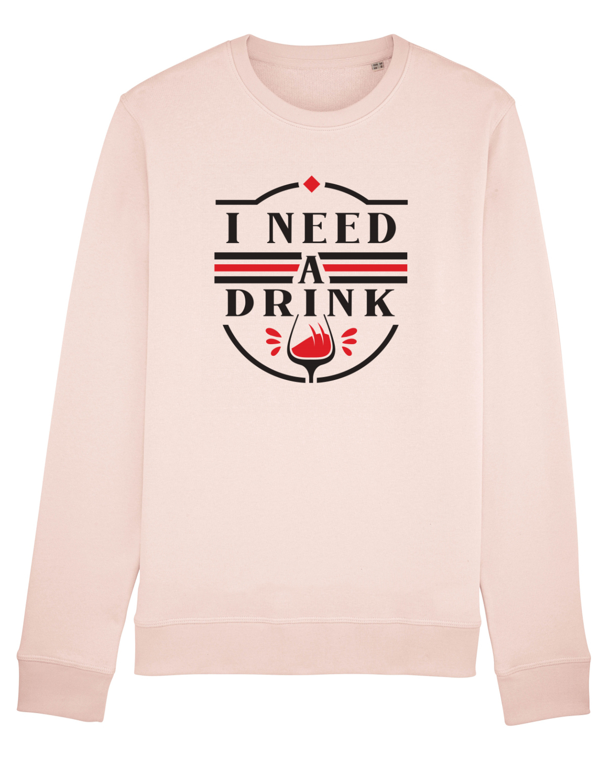 Bluză mânecă lungă Unisex Rise Candy Pink