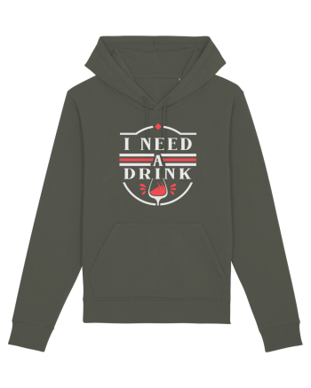 I Need a Drink - White Khaki