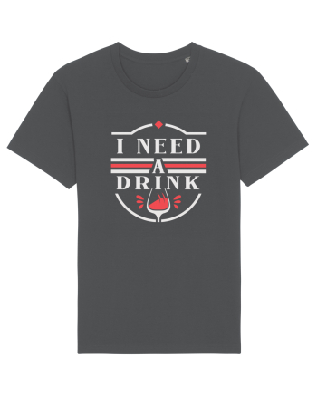 I Need a Drink - White Anthracite