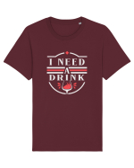 I Need a Drink - White Tricou mânecă scurtă Unisex Rocker