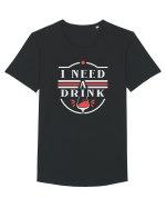 I Need a Drink - White Tricou mânecă scurtă guler larg Bărbat Skater