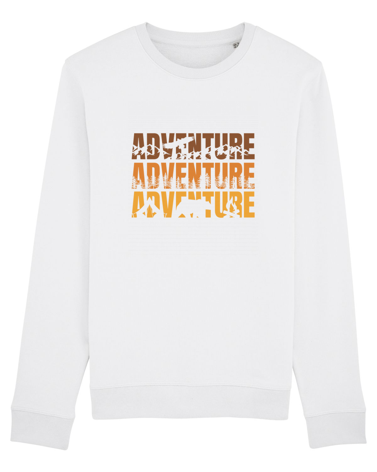 Bluză mânecă lungă Unisex Rise White