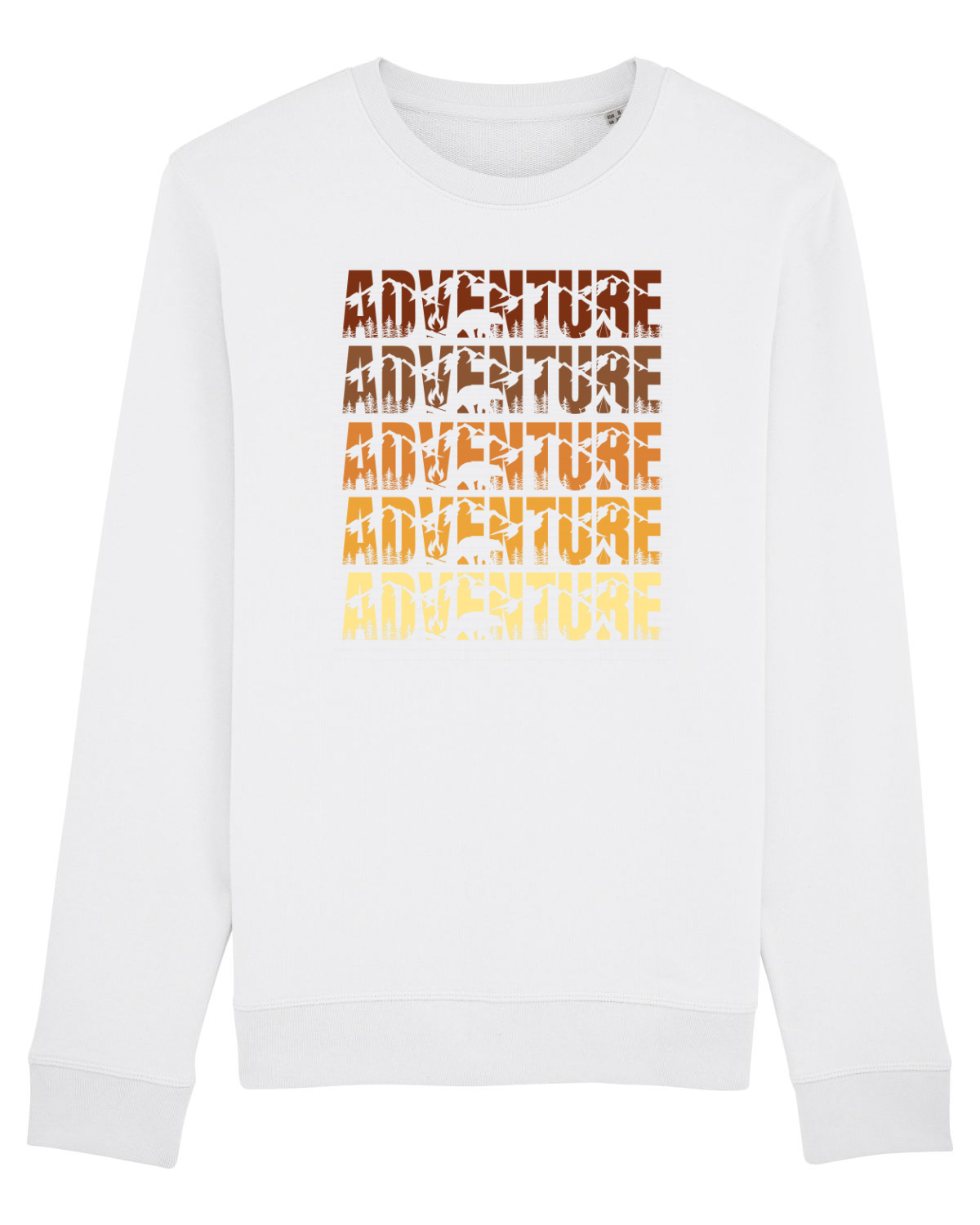 Bluză mânecă lungă Unisex Rise White