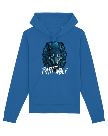 I am part wolf Royal Blue