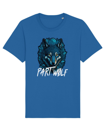 I am part wolf Royal Blue