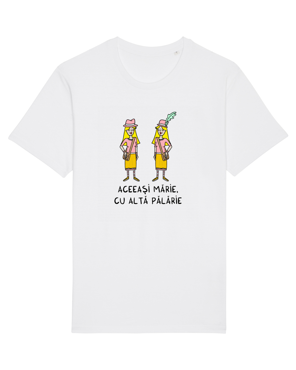 Tricou mânecă scurtă Unisex Rocker White