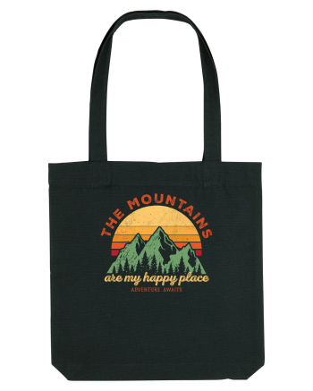 The mountains are my happy place Black