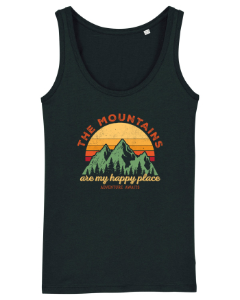 The mountains are my happy place Black