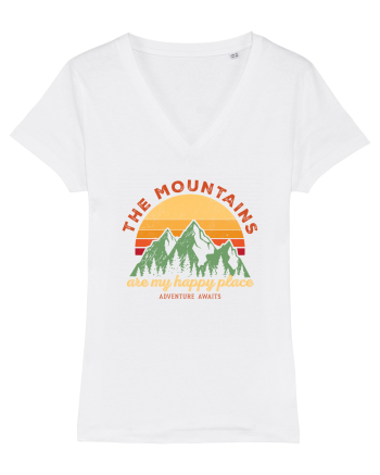 The mountains are my happy place White