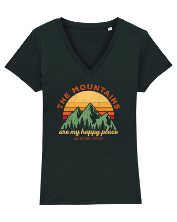 The mountains are my happy place Black