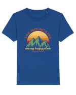 The mountains are my happy place Tricou mânecă scurtă  Copii Mini Creator