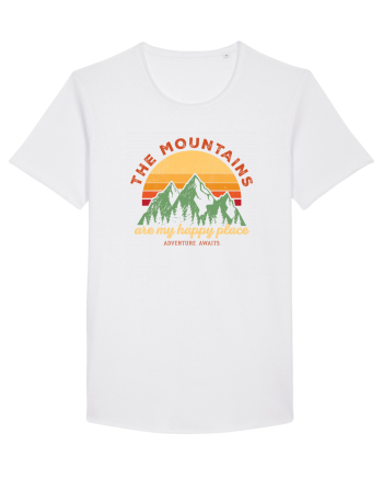 The mountains are my happy place White