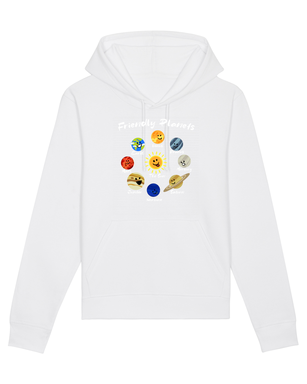 Hanorac Unisex Drummer White