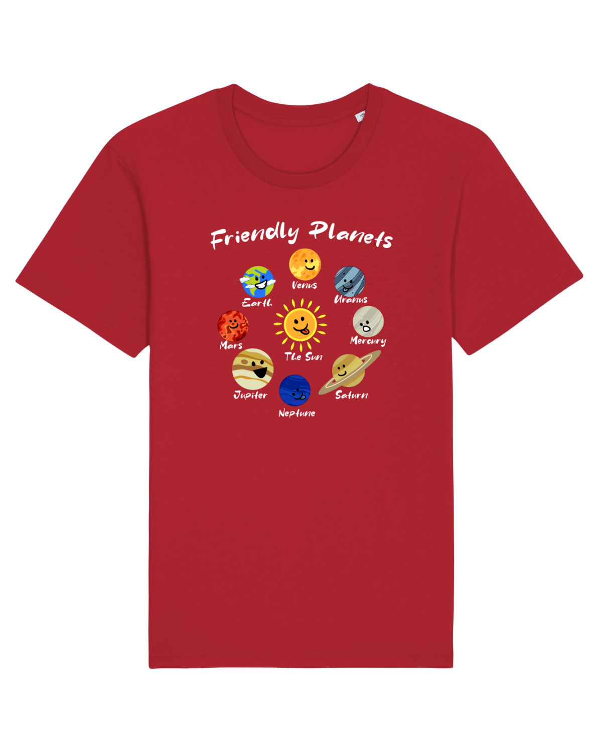 Tricou mânecă scurtă Unisex Rocker Red