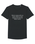 Never argue with an idiot Tricou mânecă scurtă guler larg Bărbat Skater