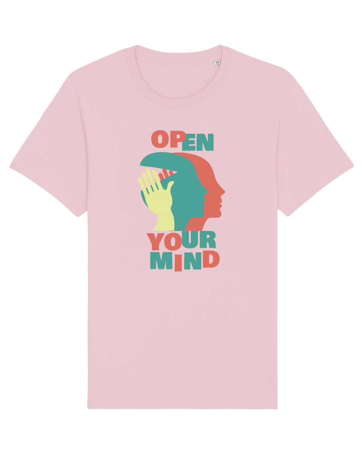Tricou mânecă scurtă Unisex Rocker Cotton Pink
