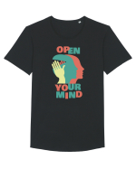Open Your Mind Tricou mânecă scurtă guler larg Bărbat Skater