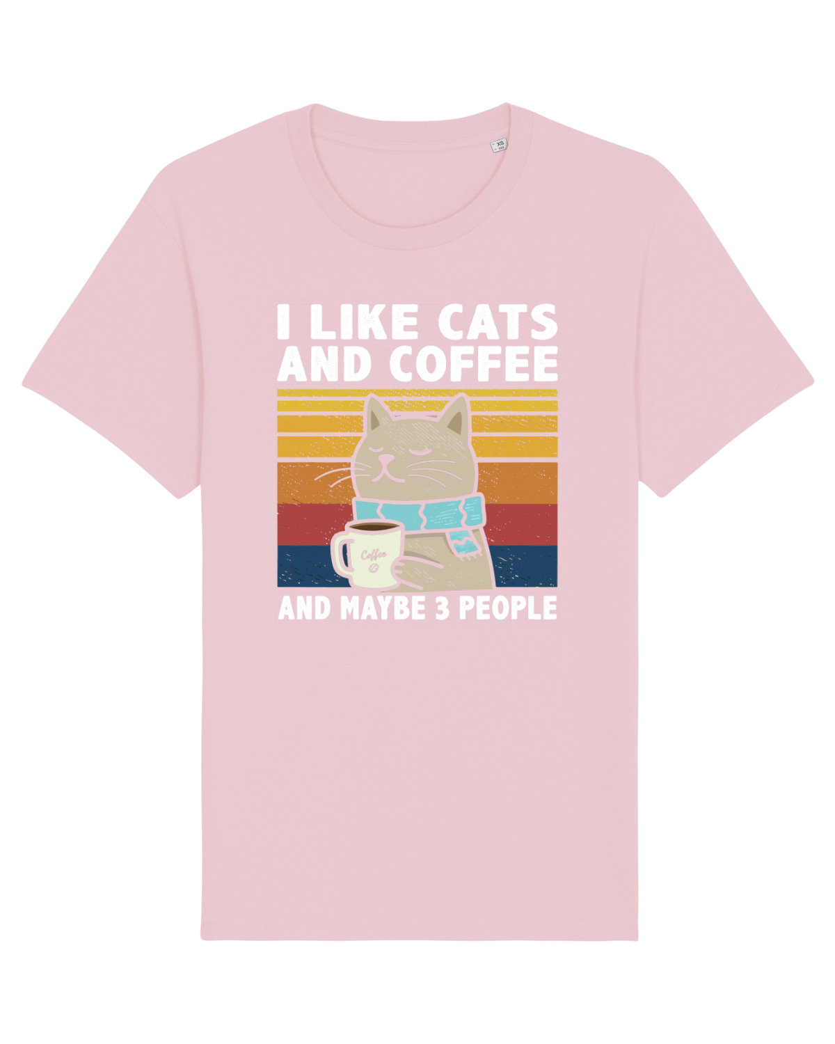 Tricou mânecă scurtă Unisex Rocker Cotton Pink