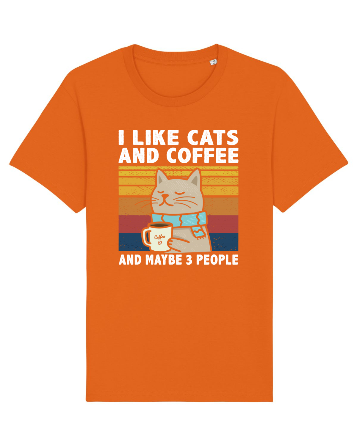 Tricou mânecă scurtă Unisex Rocker Bright Orange