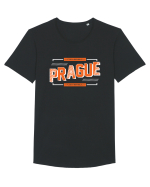 Prague Tricou mânecă scurtă guler larg Bărbat Skater