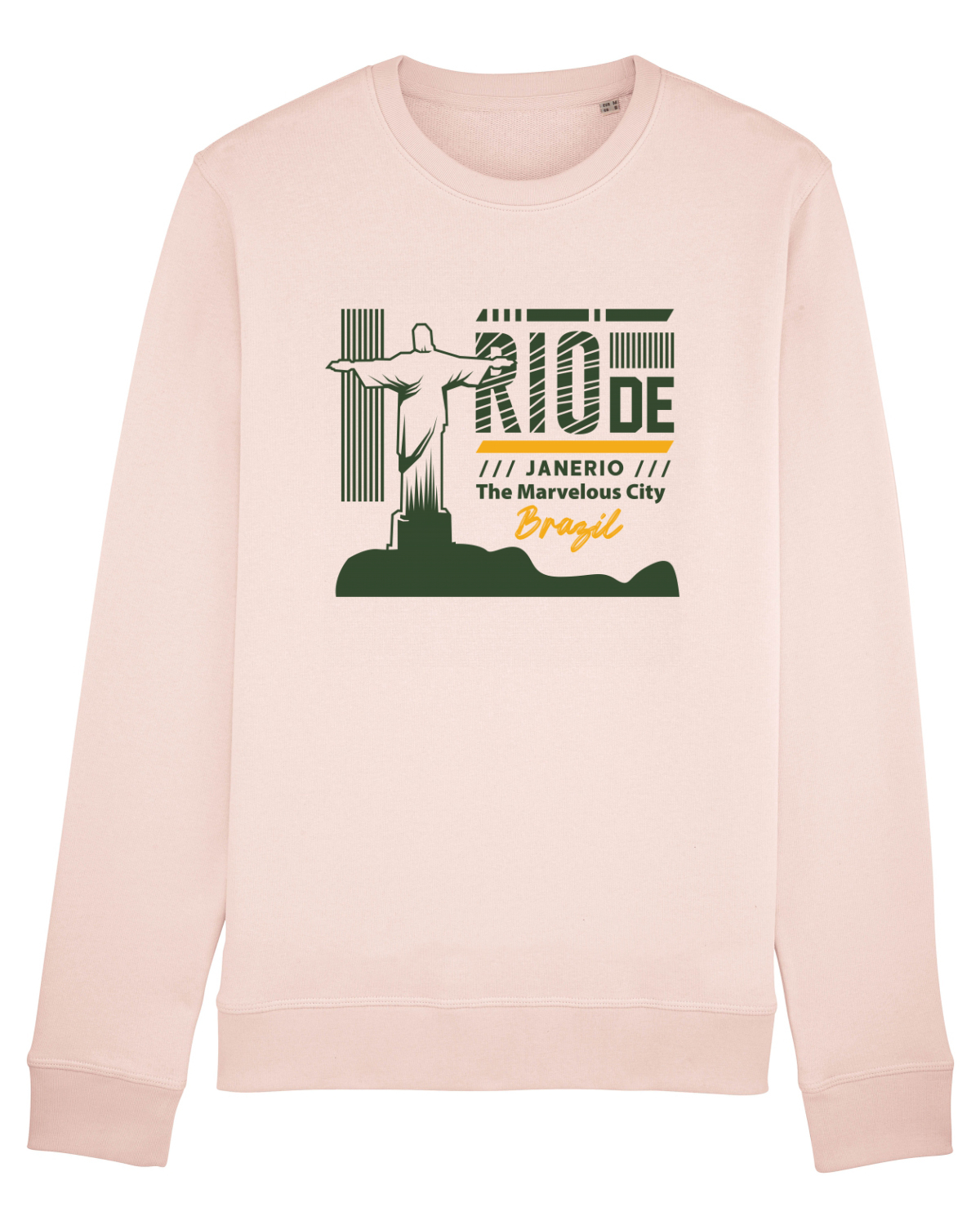 Bluză mânecă lungă Unisex Rise Candy Pink