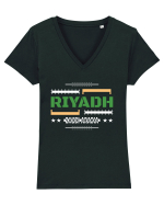 Riyadh Tricou mânecă scurtă guler V Damă Evoker