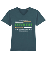 Riyadh Tricou mânecă scurtă guler V Bărbat Presenter