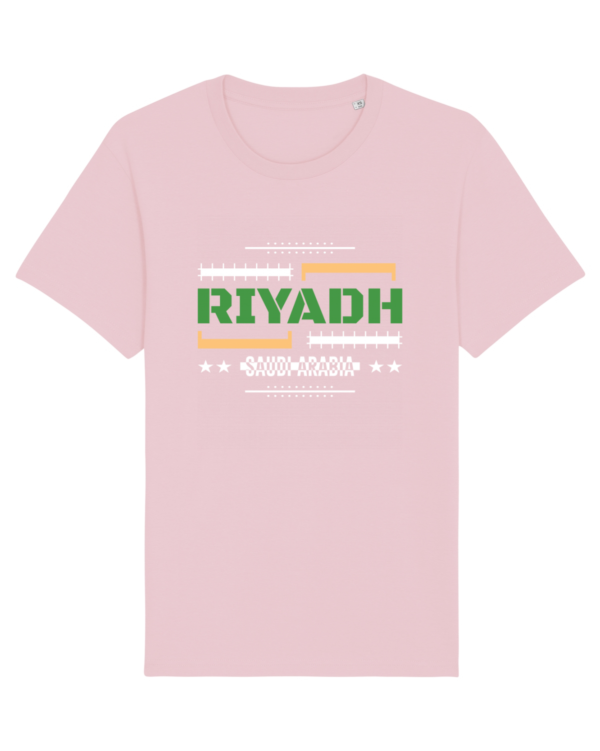 Tricou mânecă scurtă Unisex Rocker Cotton Pink