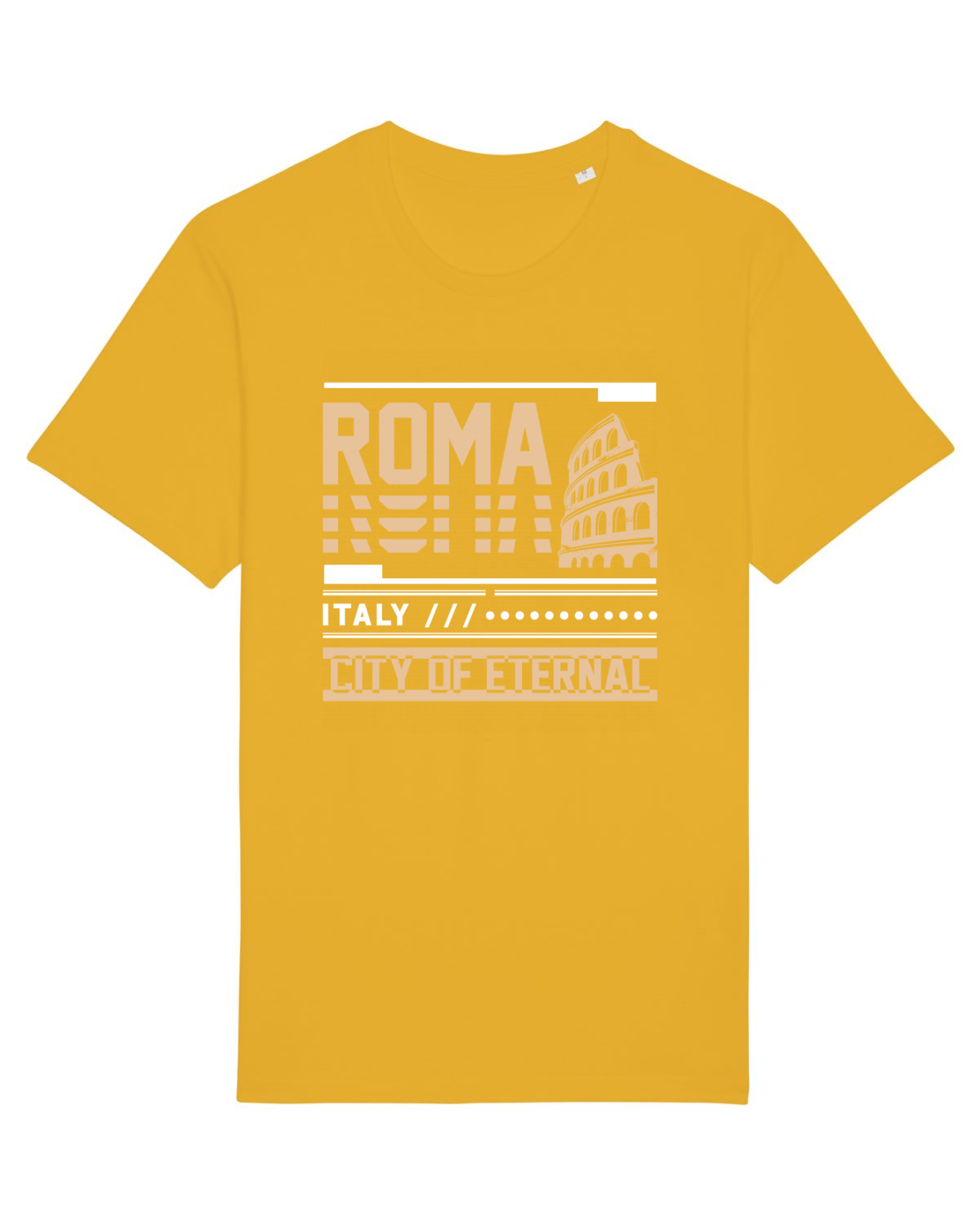 Tricou mânecă scurtă Unisex Rocker Spectra Yellow