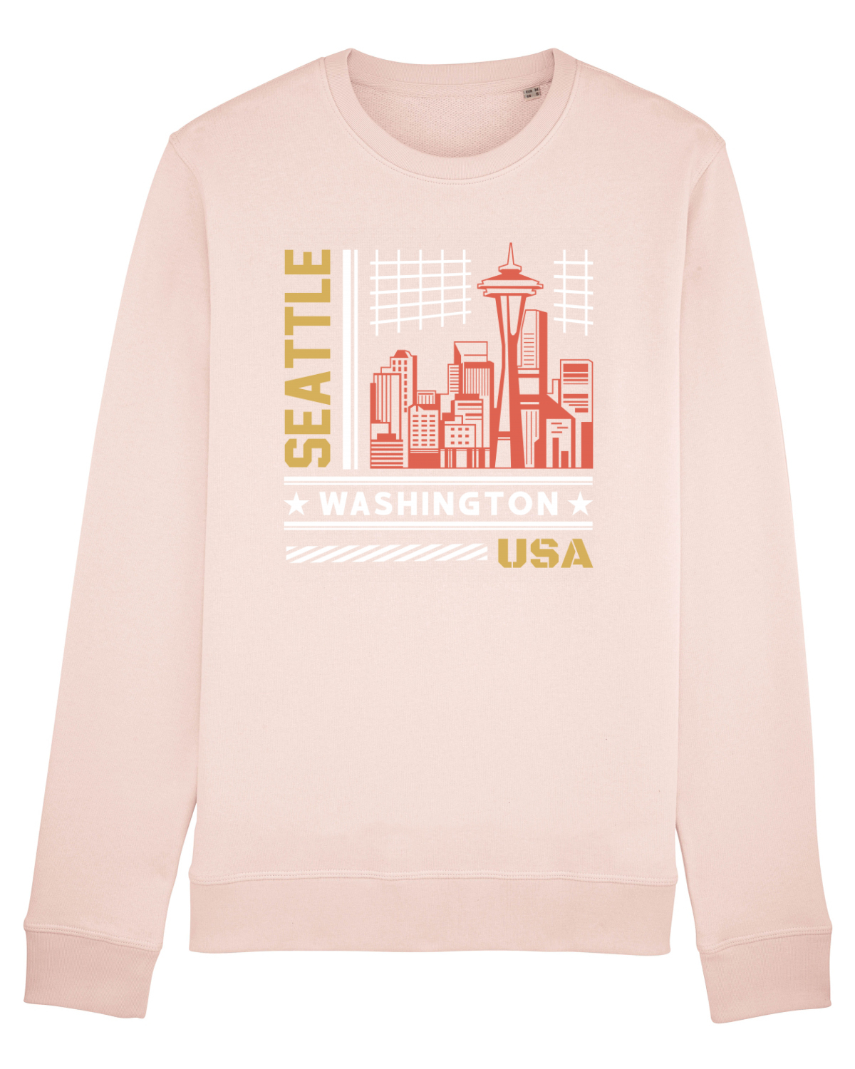 Bluză mânecă lungă Unisex Rise Candy Pink