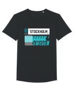 Stockholm Tricou mânecă scurtă guler larg Bărbat Skater