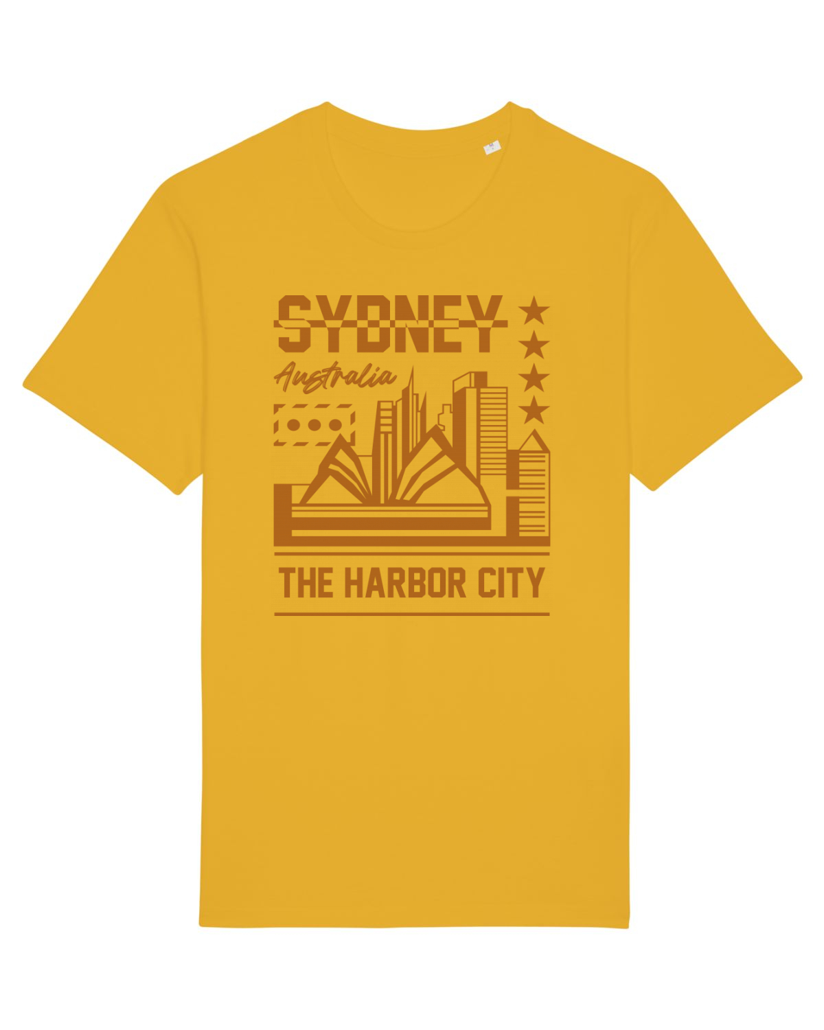 Tricou mânecă scurtă Unisex Rocker Spectra Yellow