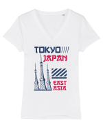Tokyo Tricou mânecă scurtă guler V Damă Evoker