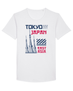 Tokyo Tricou mânecă scurtă guler larg Bărbat Skater