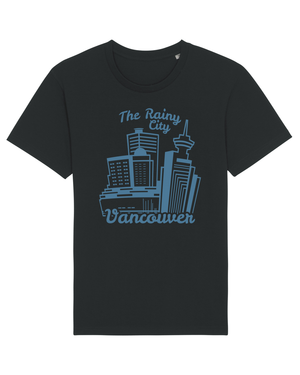 Tricou mânecă scurtă Unisex Rocker Black