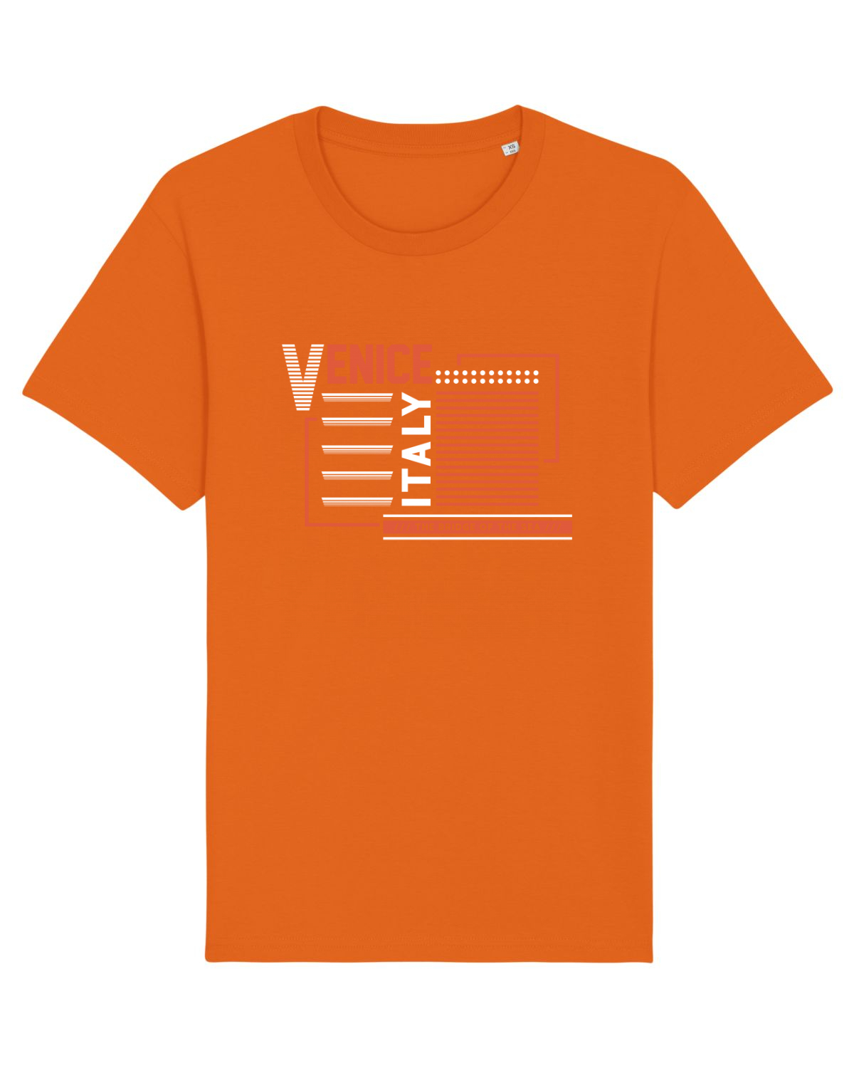 Tricou mânecă scurtă Unisex Rocker Bright Orange
