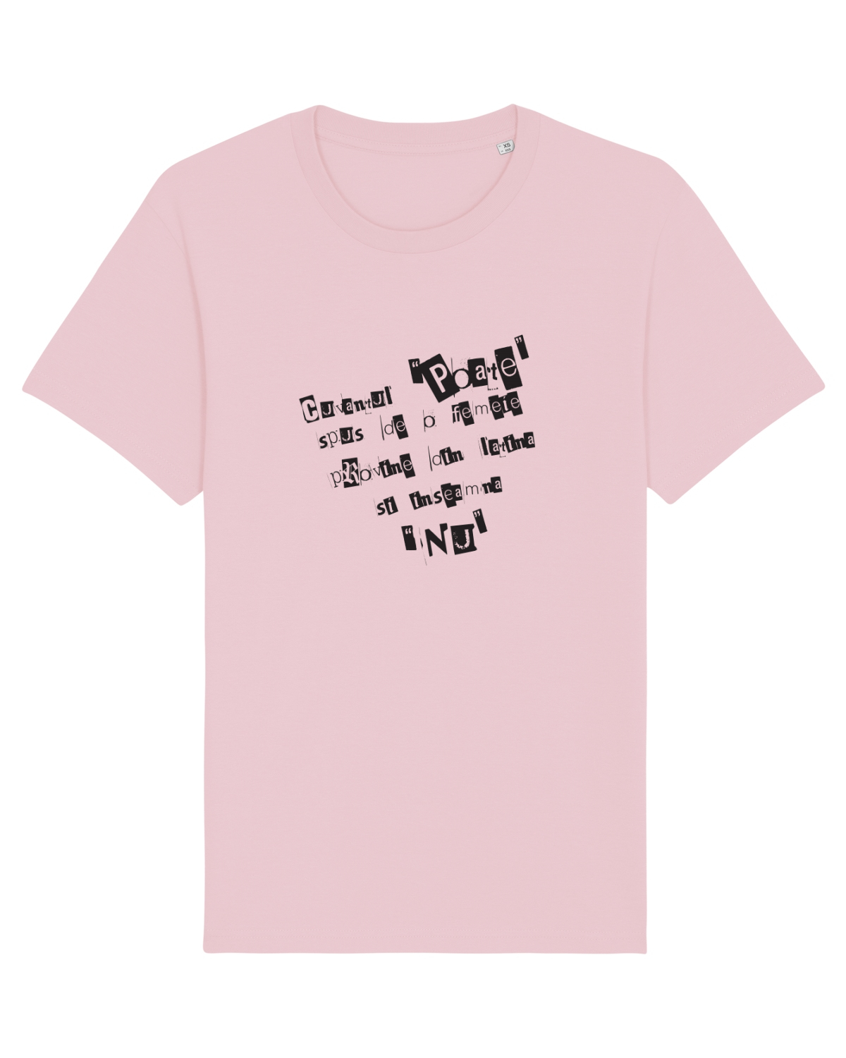 Tricou mânecă scurtă Unisex Rocker Cotton Pink