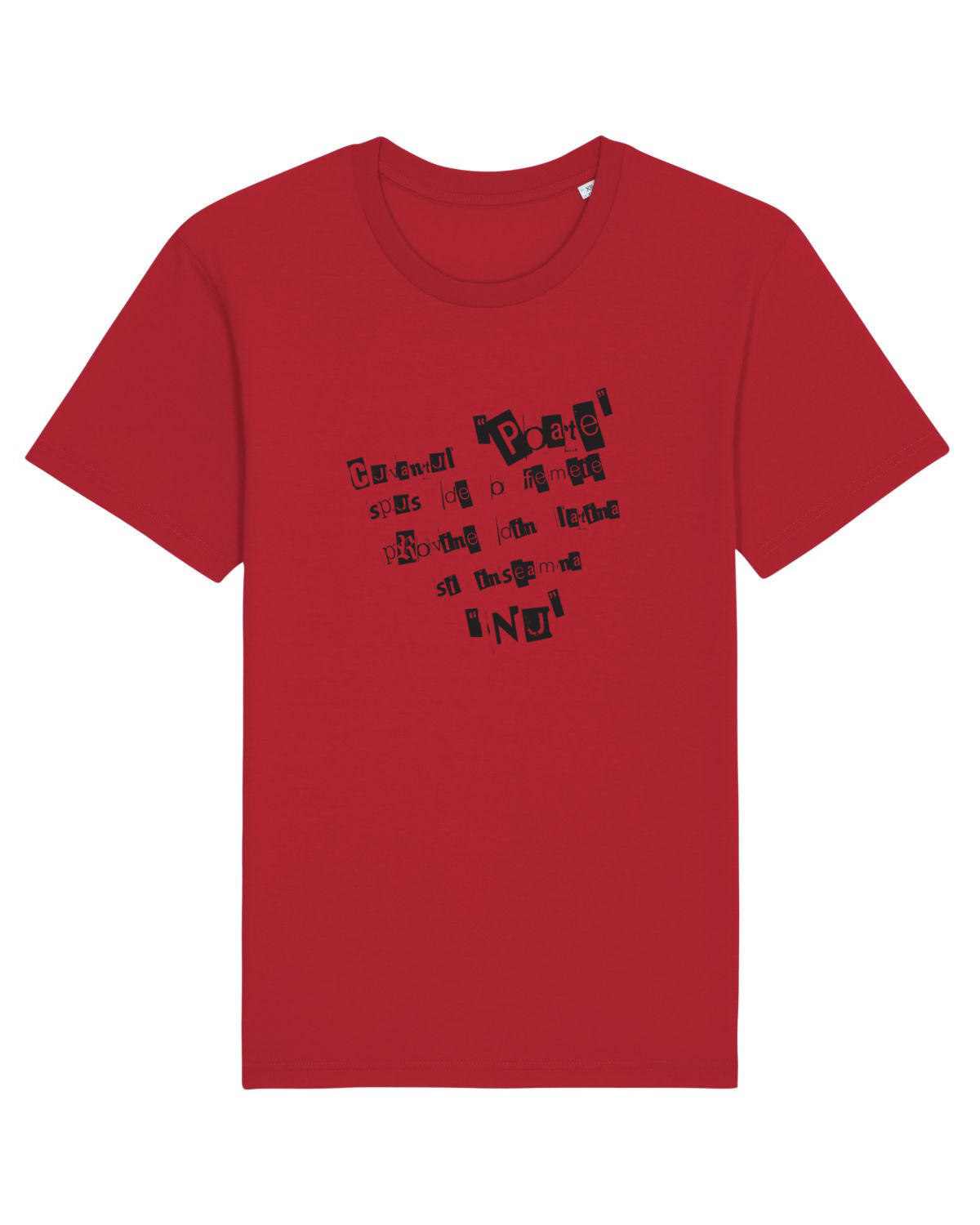 Tricou mânecă scurtă Unisex Rocker Red