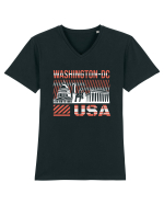 Washington DC Tricou mânecă scurtă guler V Bărbat Presenter