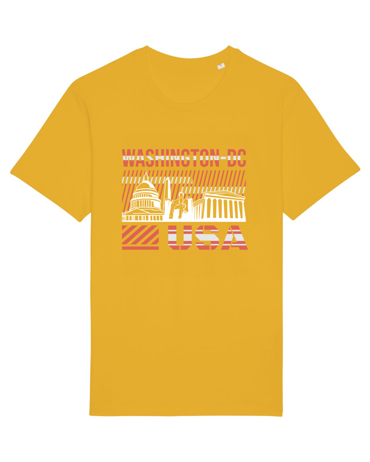 Tricou mânecă scurtă Unisex Rocker Spectra Yellow
