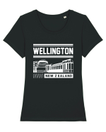 Wellington Tricou mânecă scurtă guler larg fitted Damă Expresser