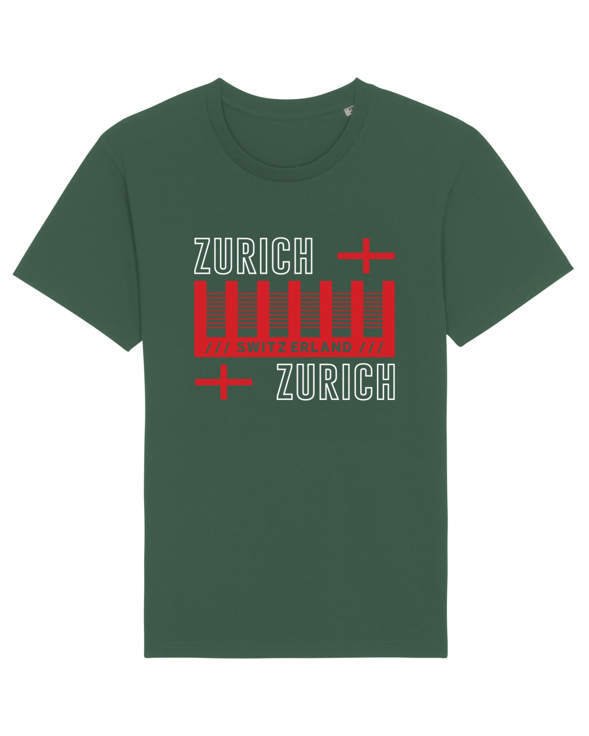 Tricou mânecă scurtă Unisex Rocker Bottle Green