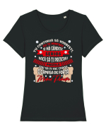 Medicul Psihiatru Tricou mânecă scurtă guler larg fitted Damă Expresser