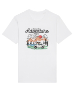pentru tinerii căsătoriți - And so the adventure begins Tricou mânecă scurtă Unisex Rocker