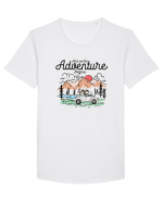 pentru tinerii căsătoriți - And so the adventure begins Tricou mânecă scurtă guler larg Bărbat Skater