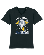 Îmi trag sufletul Tricou mânecă scurtă guler V Bărbat Presenter