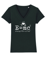 E=mc2 Tricou mânecă scurtă guler V Damă Evoker