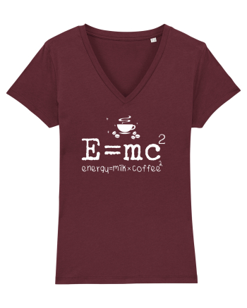 E=mc2 Burgundy