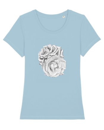 2 trandafiri argintii Sky Blue