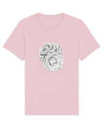 2 trandafiri argintii Tricou mânecă scurtă Unisex Rocker